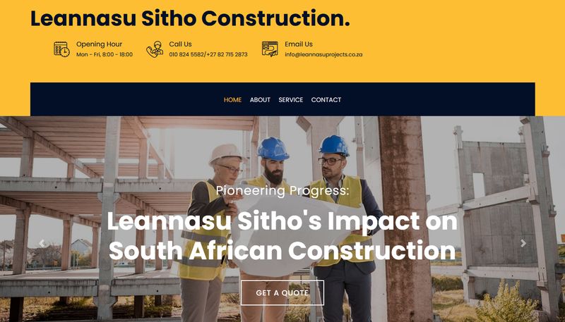 Leanasu construction company website