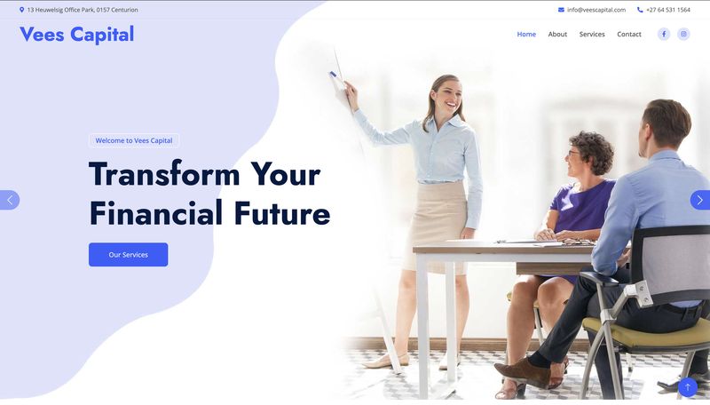 Vees Capital website